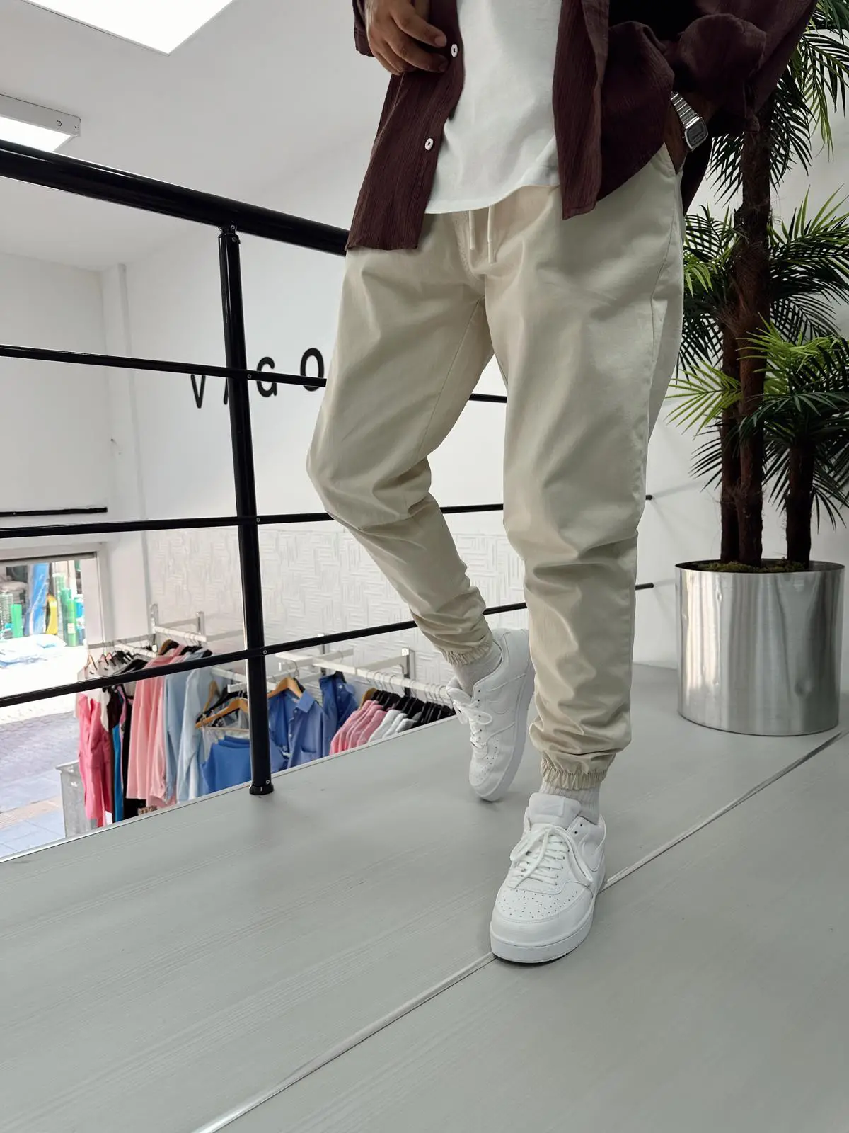 Paça Lastik Jogger Pantolon