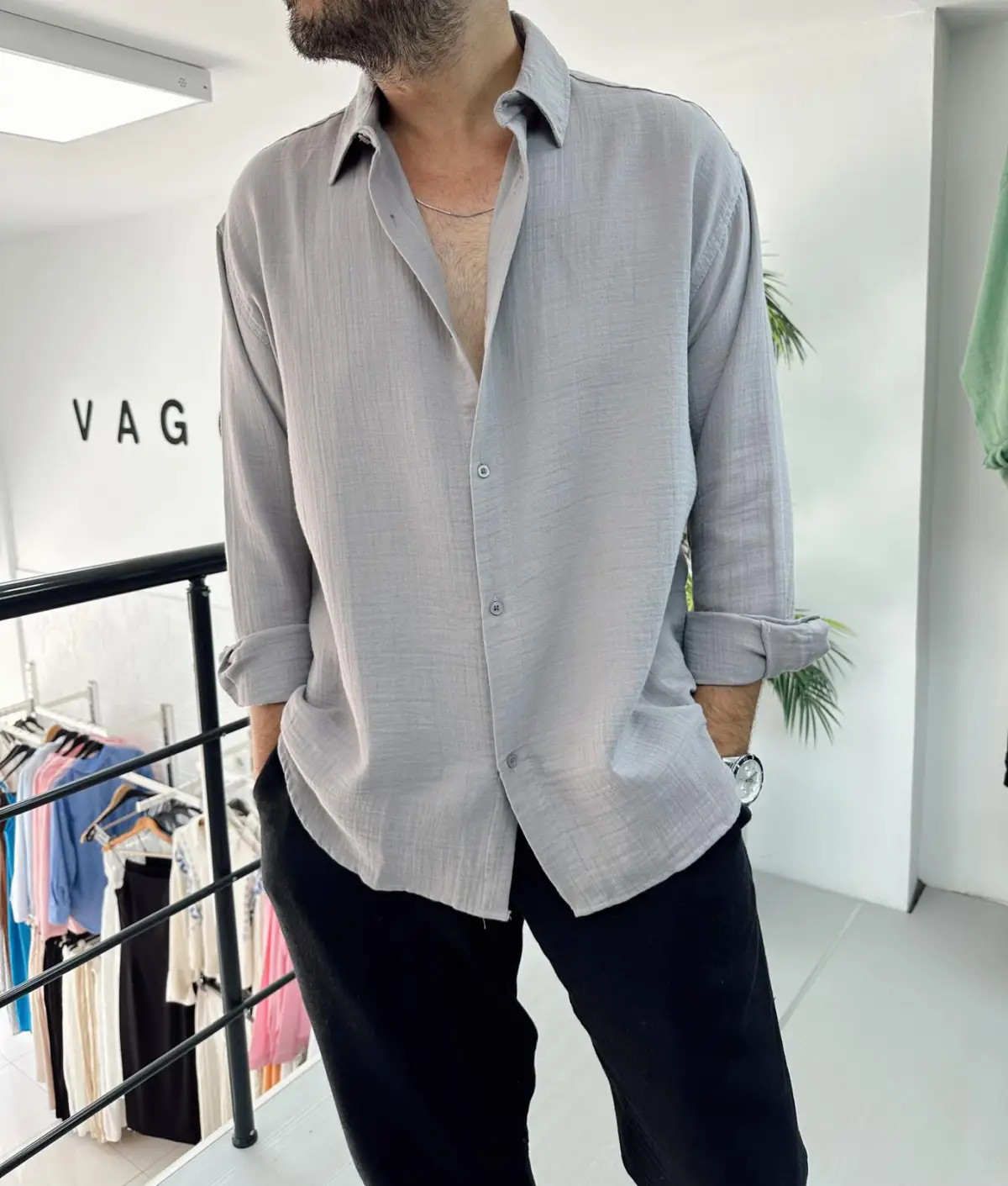 Müslin Keten Gömlek