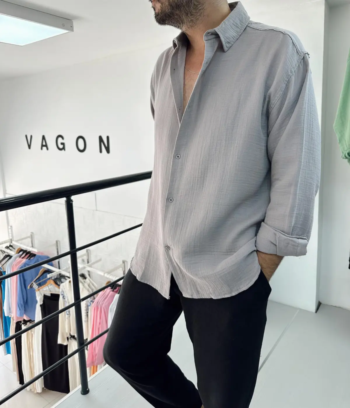 Müslin Keten Gömlek