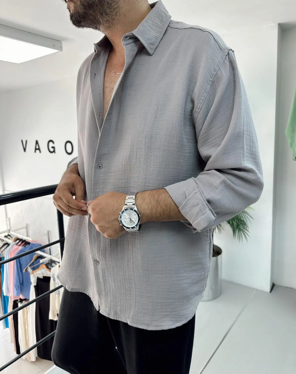 Müslin Keten Gömlek