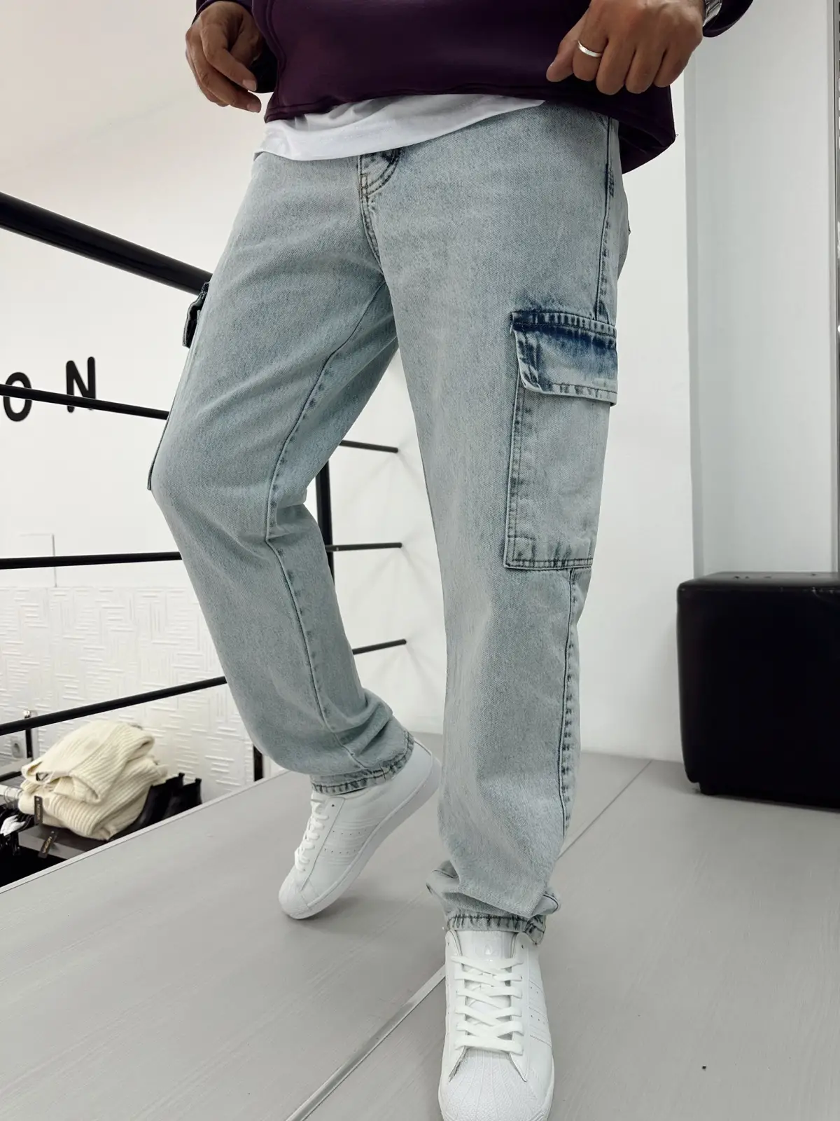 Kargo Cep Baggy Pantolon