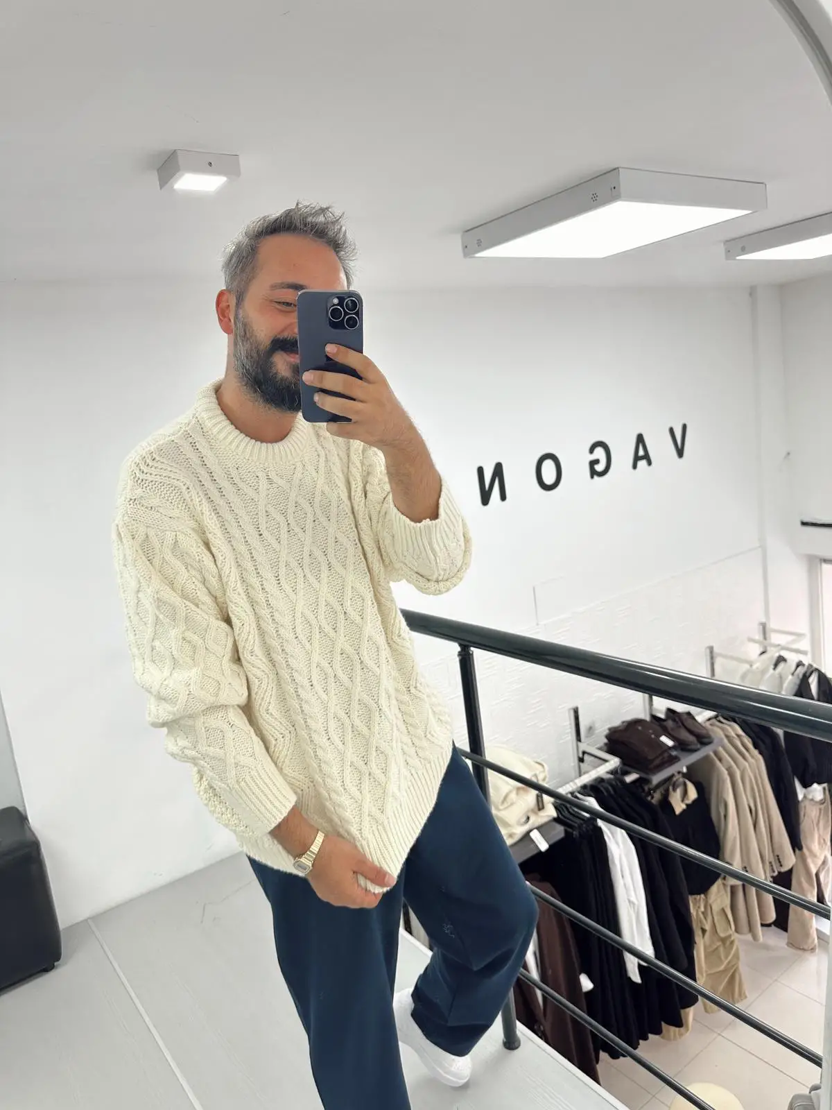 Örme Oversize Kazak