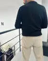 Fitilli Yakalı Sweat