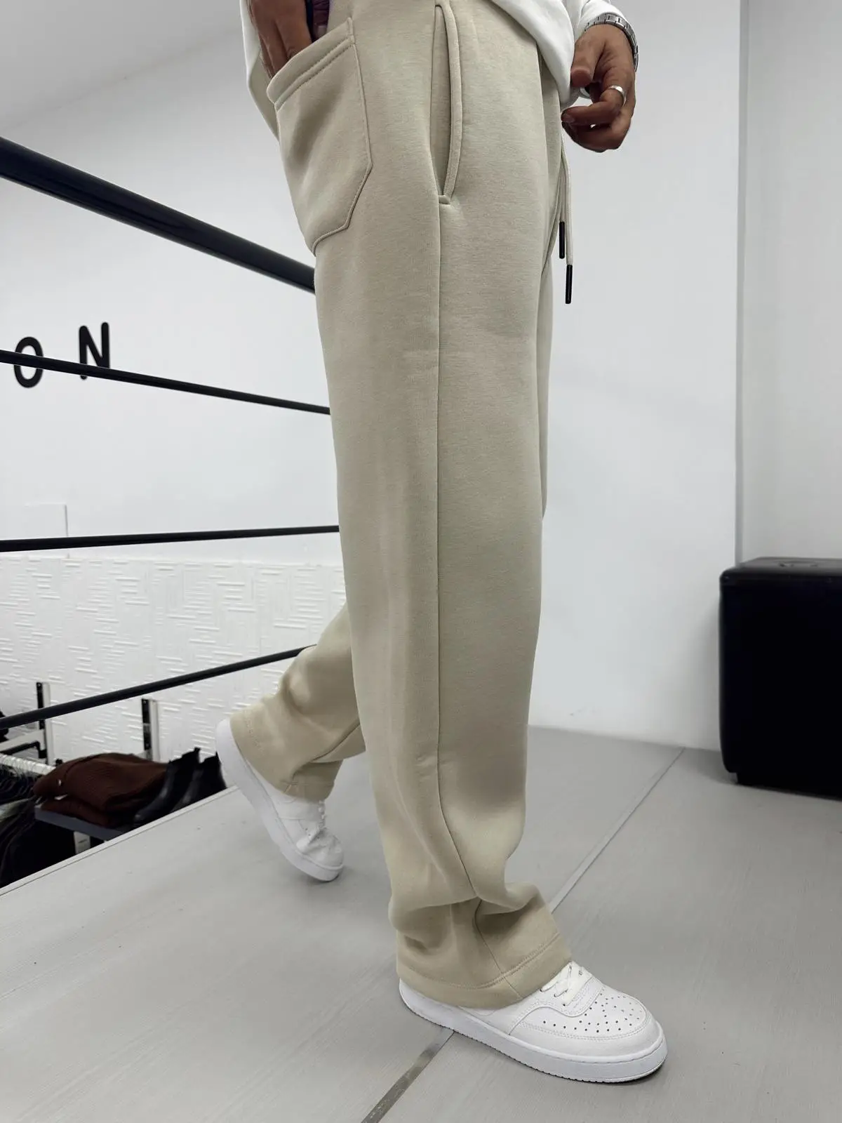 Şardonlu Baggy Eşofman