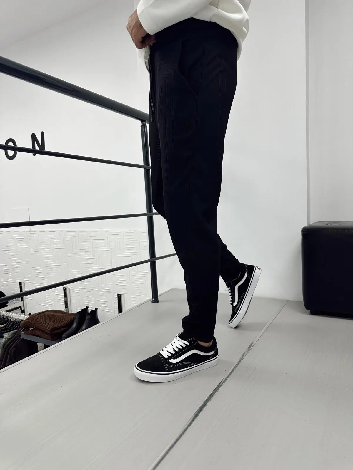 Yandan Dikiş Fitilli Pantolon