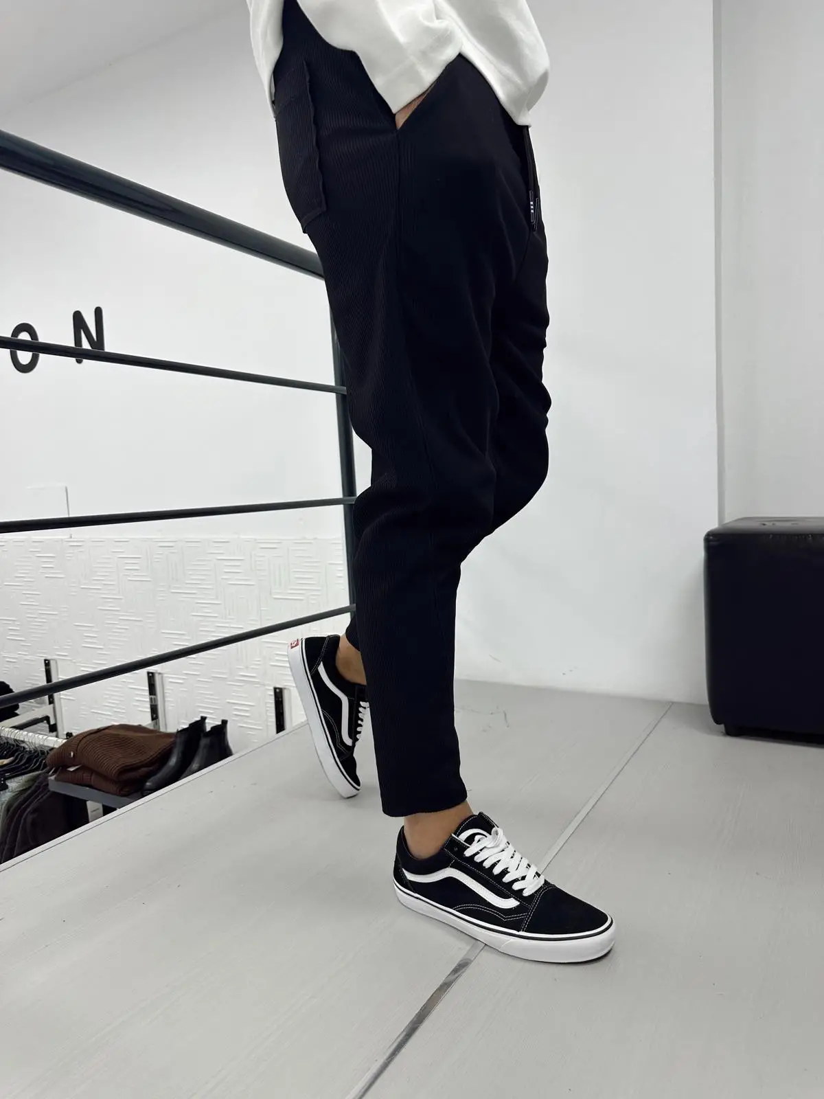 Yandan Dikiş Fitilli Pantolon