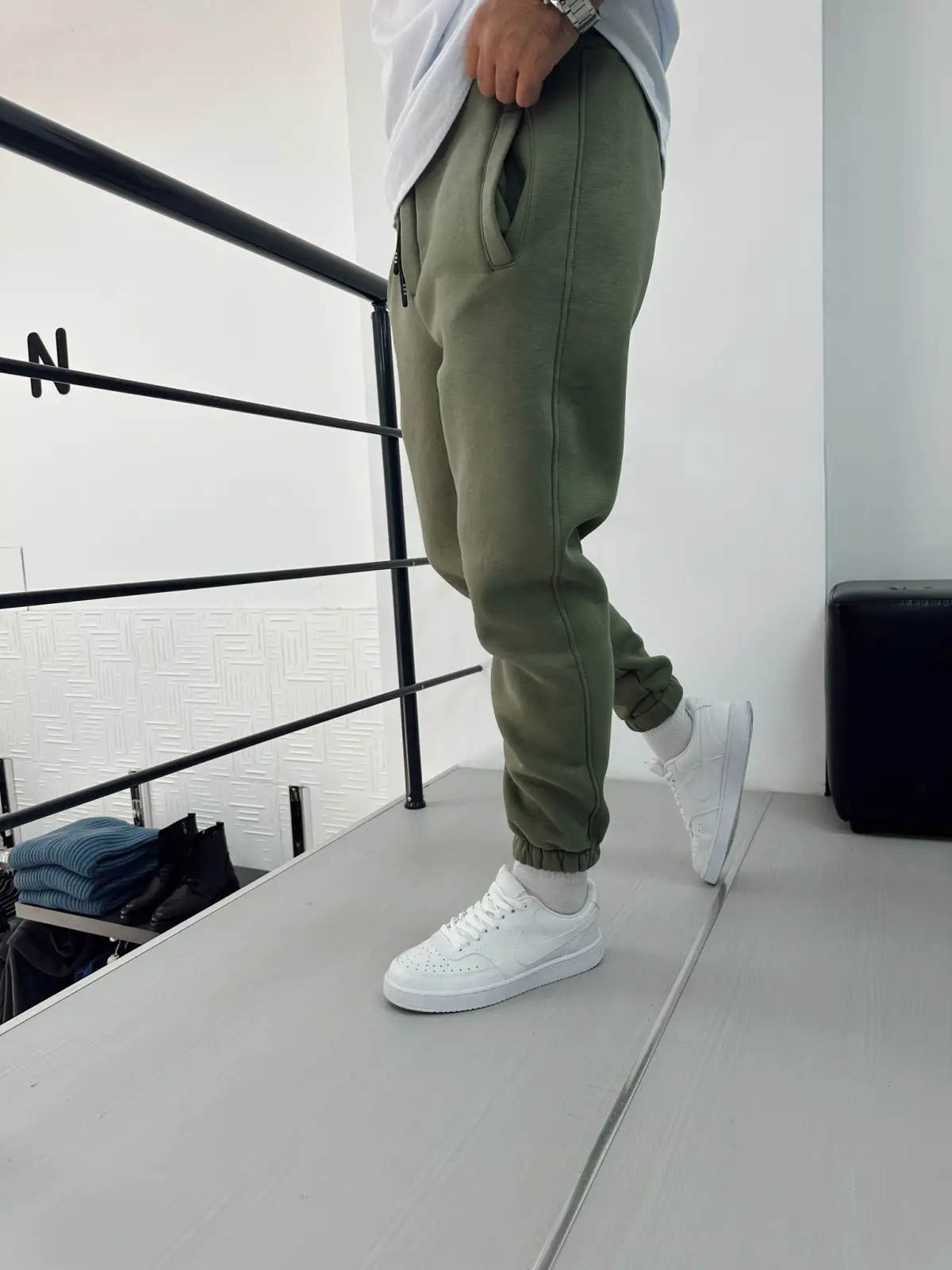 Şardonlu Paça Lastik Eşofman