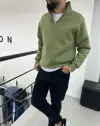 Yaka Fermuar Sweat