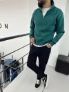 Yaka Fermuar Sweat