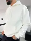 Kapşonlu Şardonlu Sweat