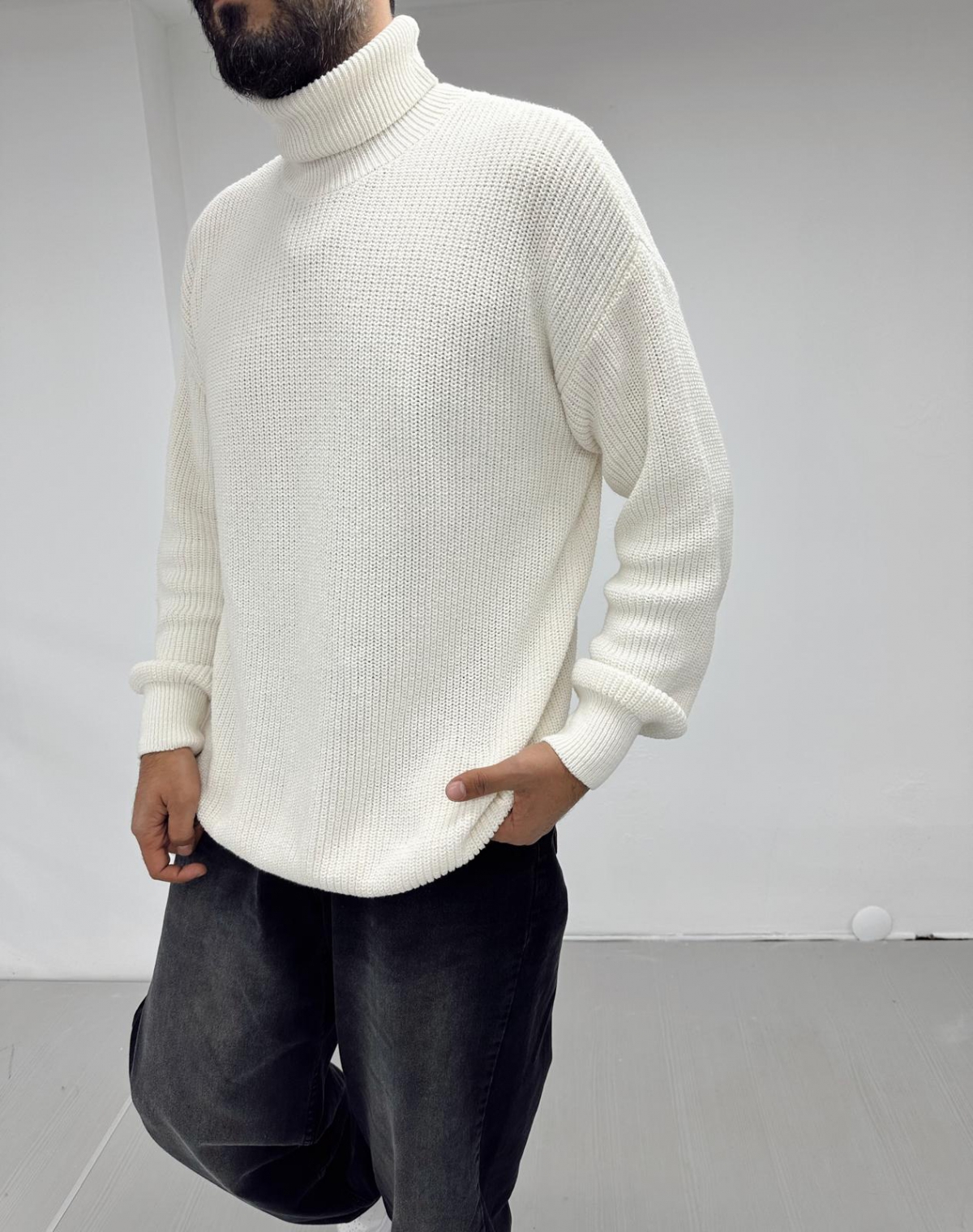 Boğazlı Triko kazak