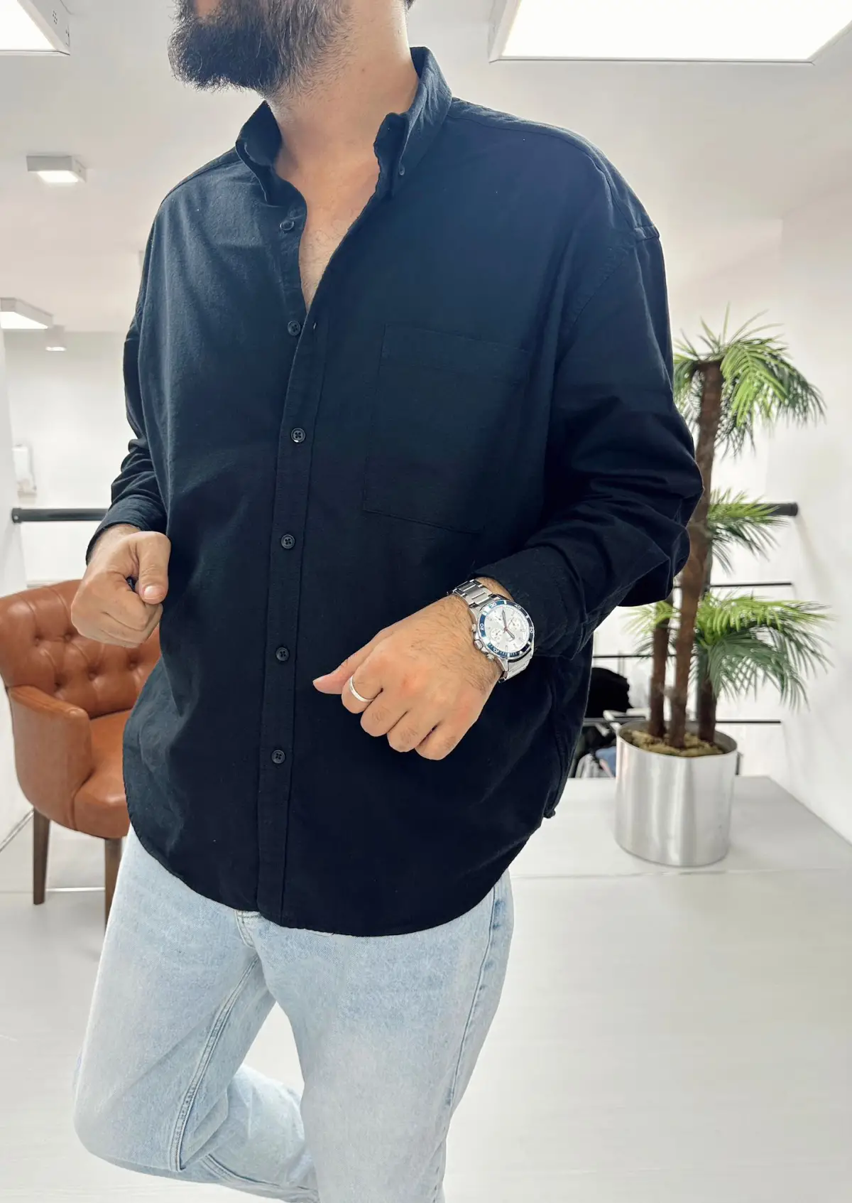 Kalın Cepli Gömlek