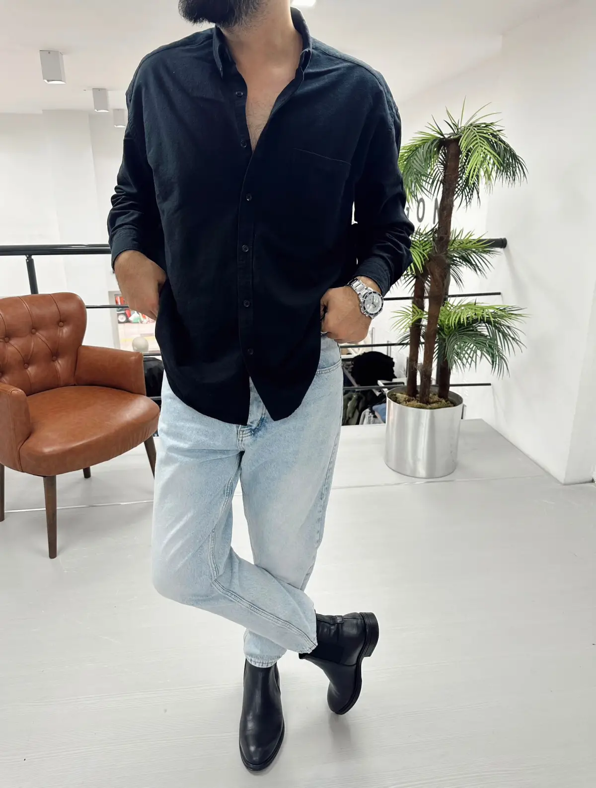 Kalın Cepli Gömlek