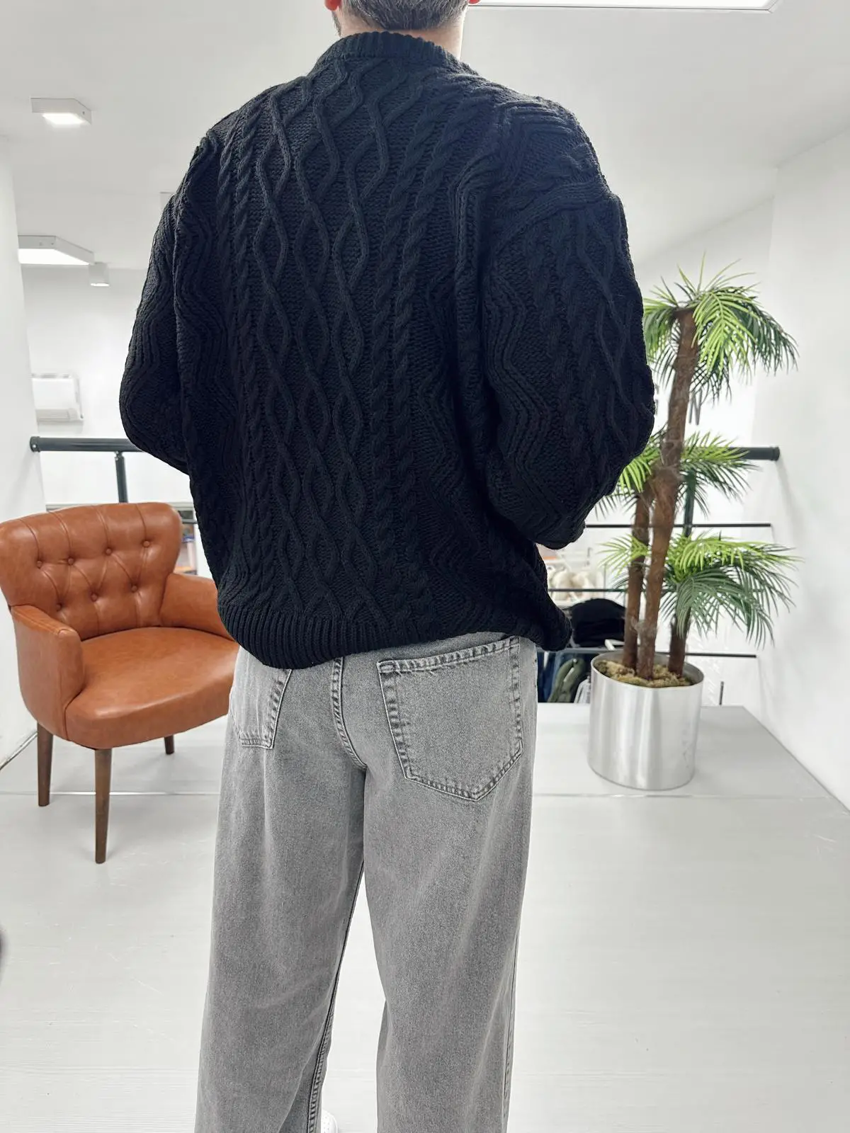 Örme Oversize Kazak