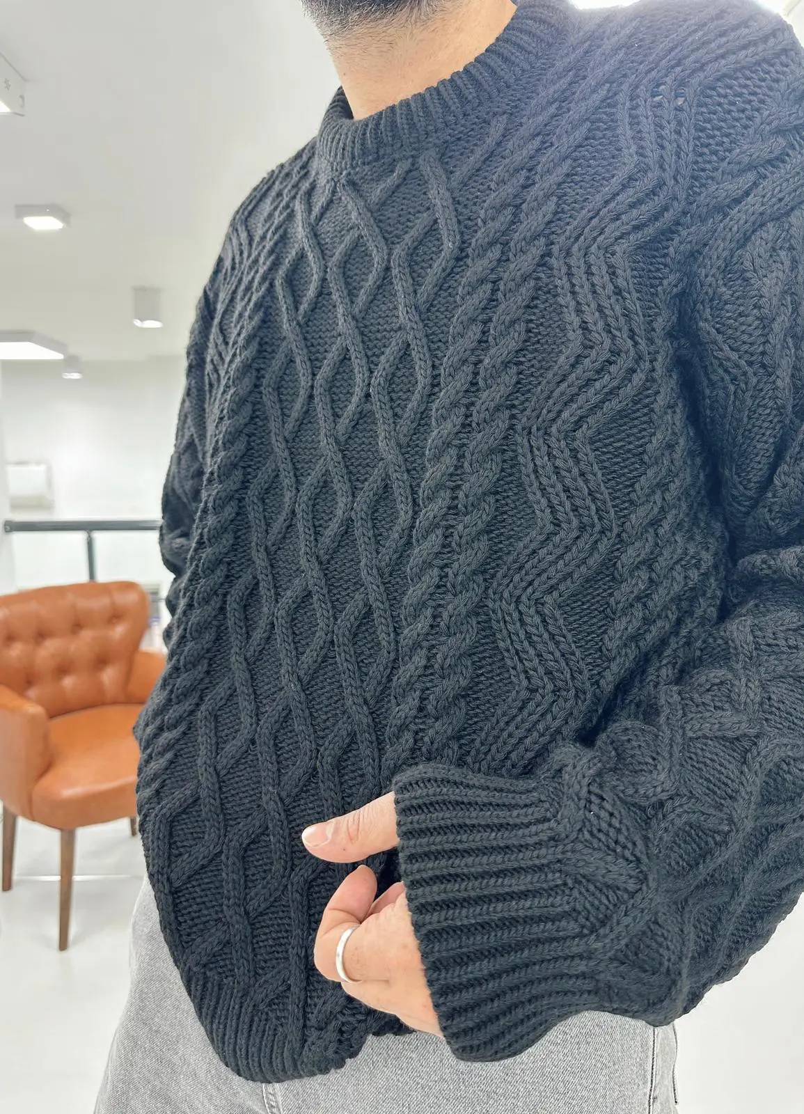 Örme Oversize Kazak