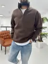 Yaka Fermuar Sweat