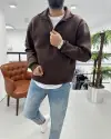 Yaka Fermuar Sweat