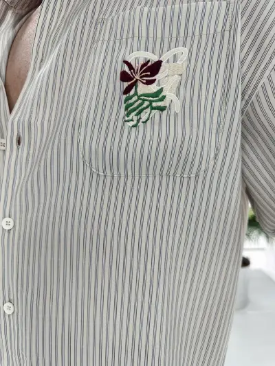 Cebi Nakışlı Gömlek