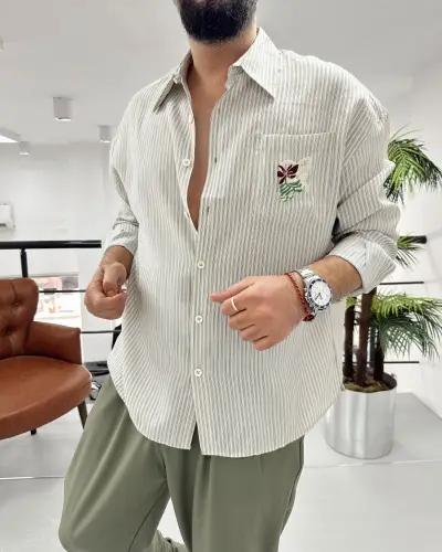 Cebi Nakışlı Gömlek