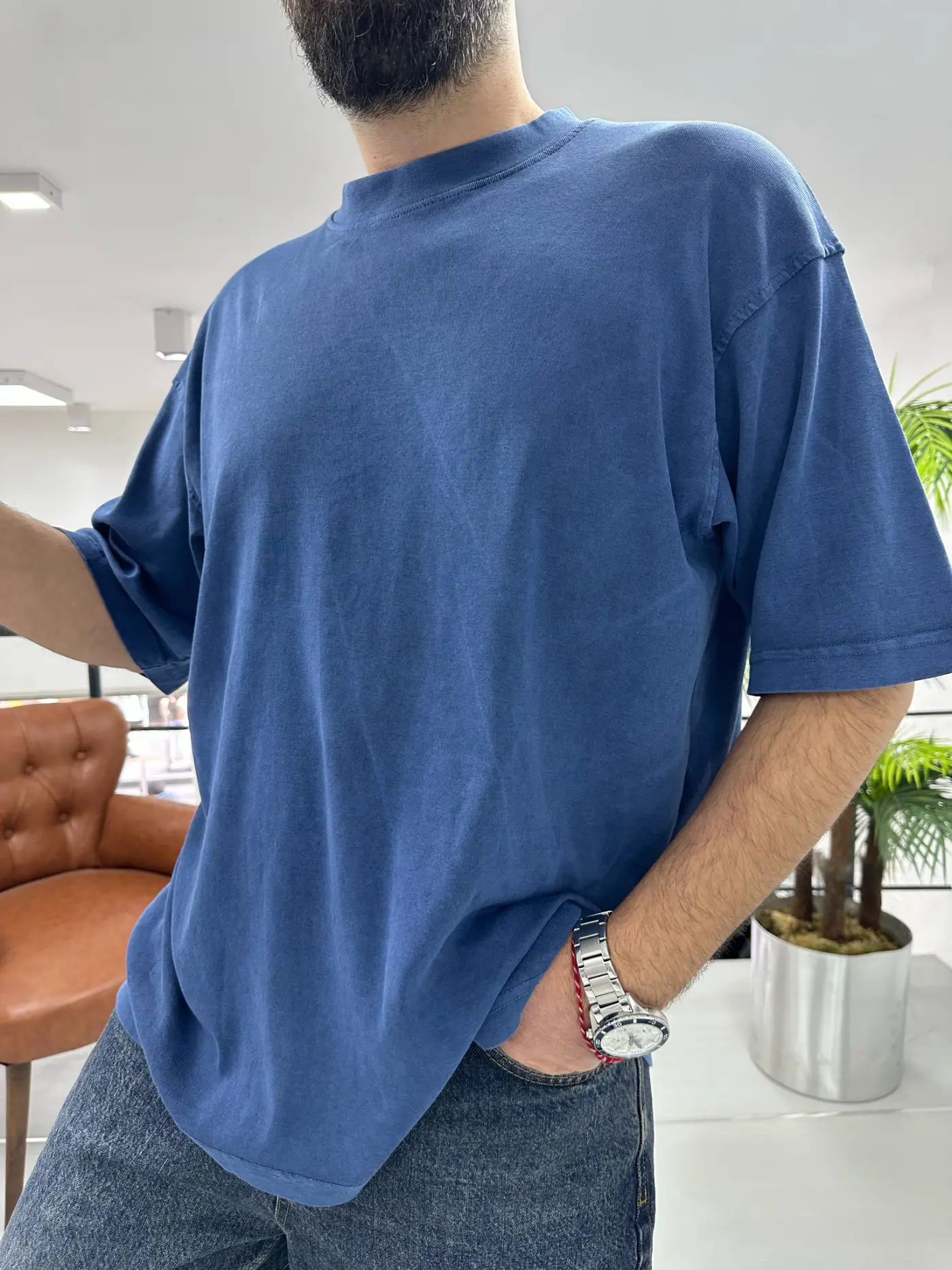 Yıkamalı Oversize T-Shirt