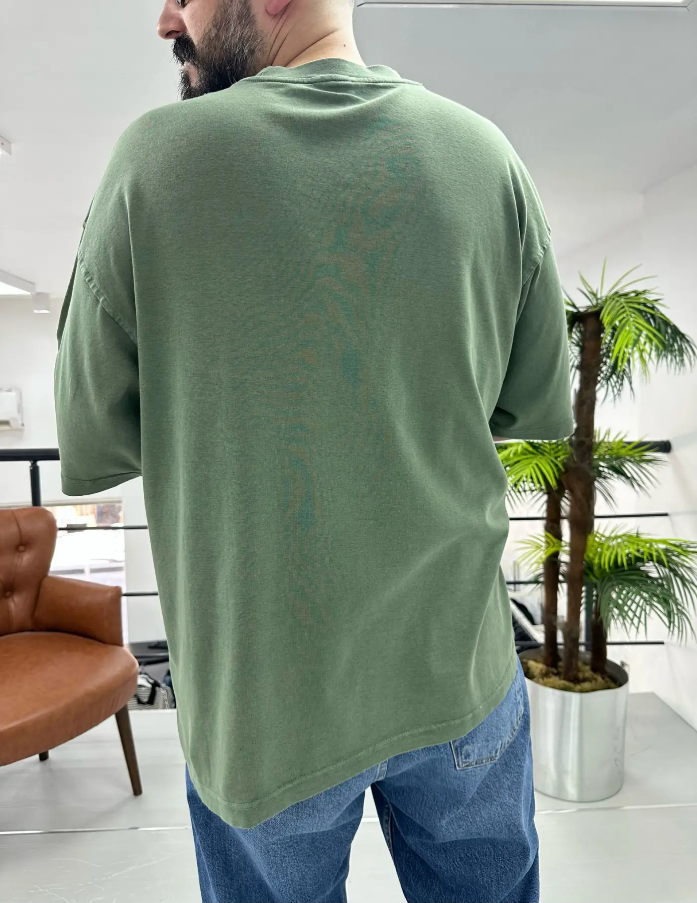 Oversize Yıkamalı T-Shirt