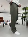 Kumaş Baggy Pantolon