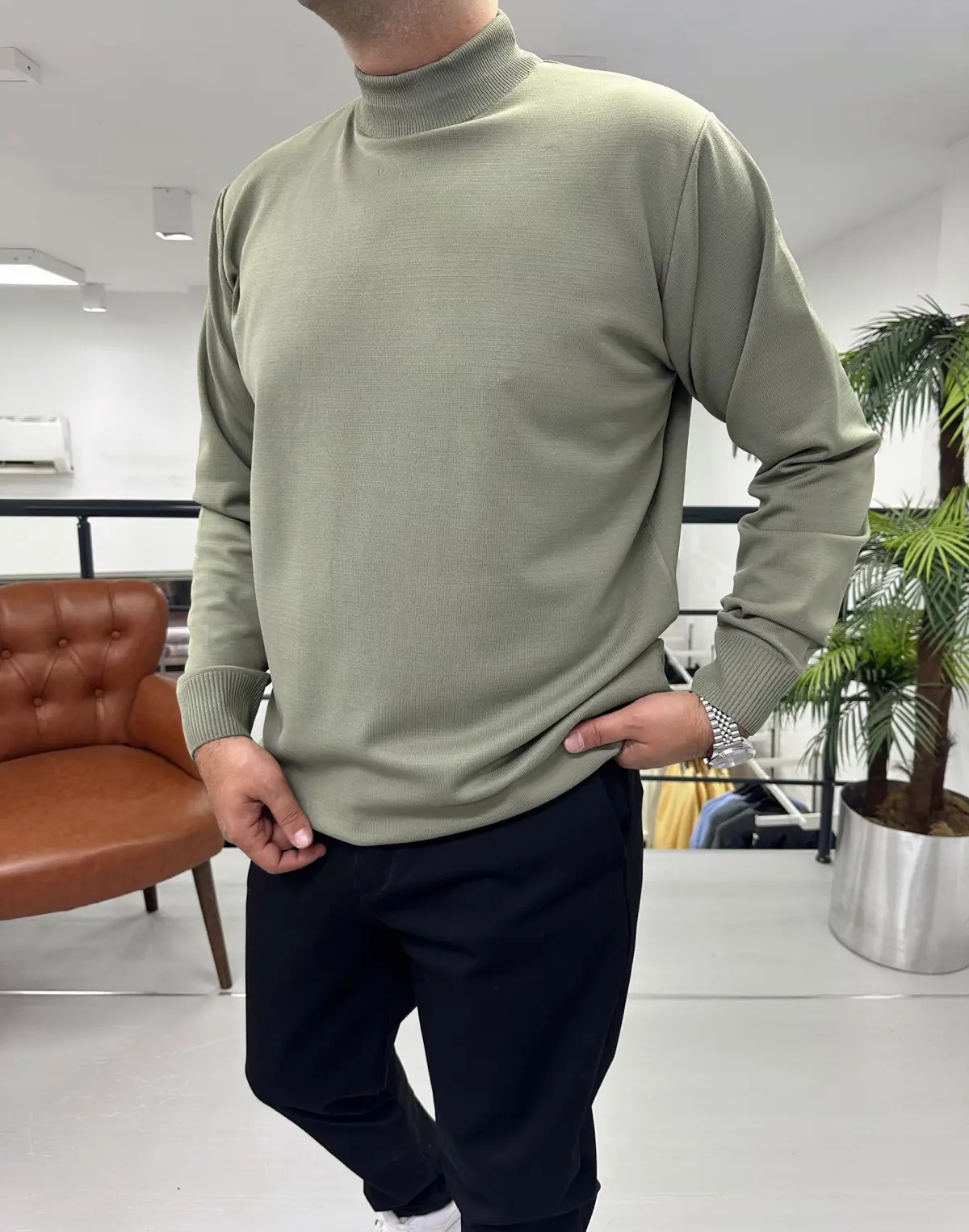 Balıkçı yaka kazak