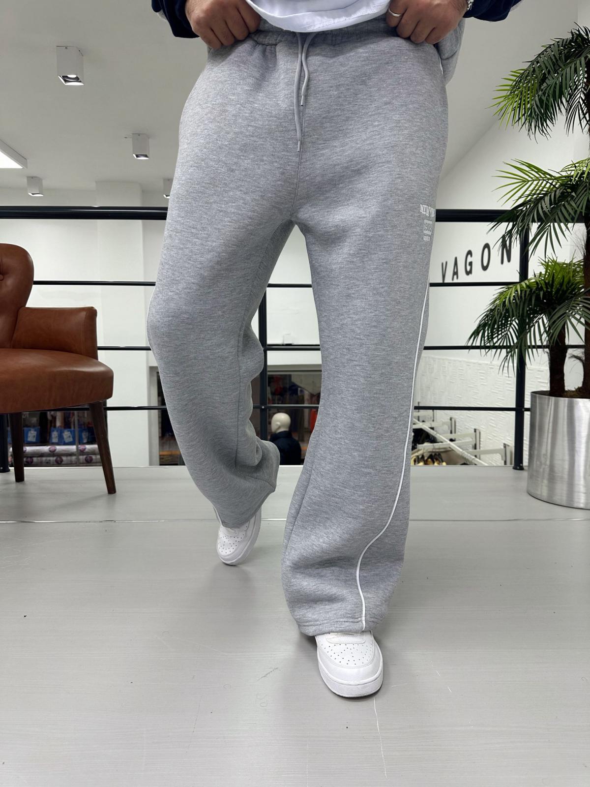 Baskılı Paça ayarlanabilir Baggy Eşofman