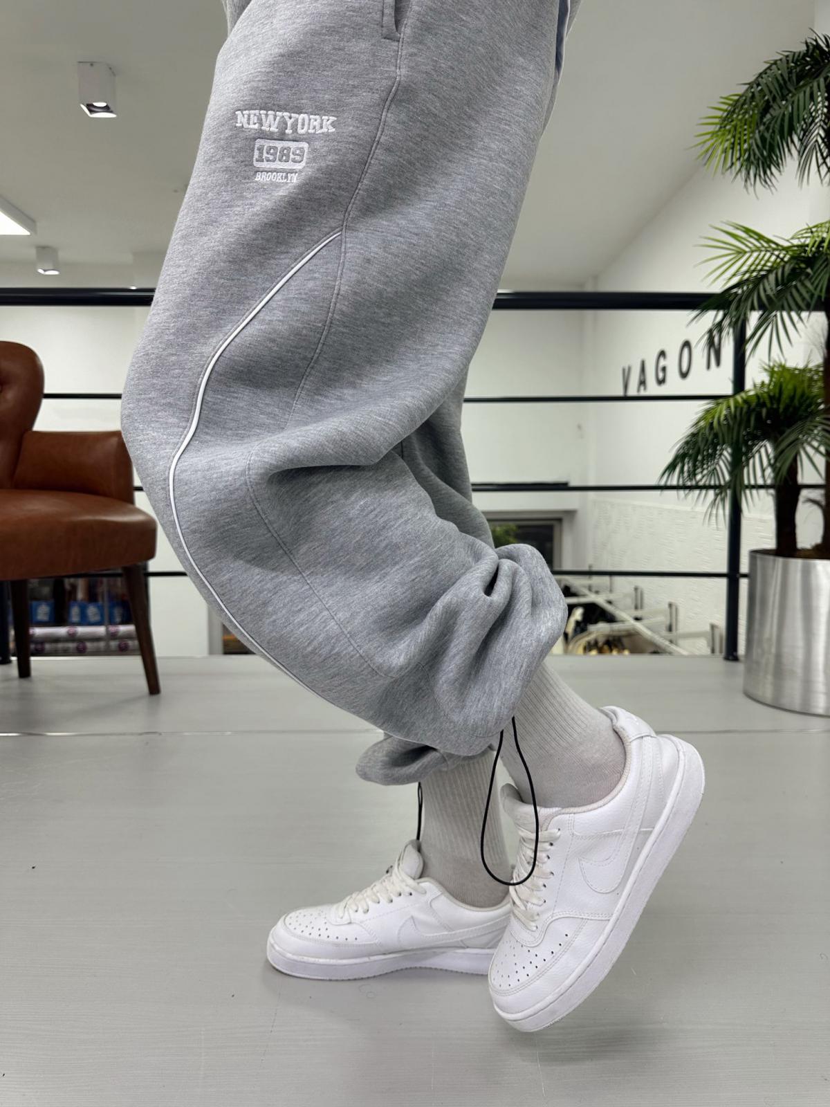 Baskılı Paça ayarlanabilir Baggy Eşofman