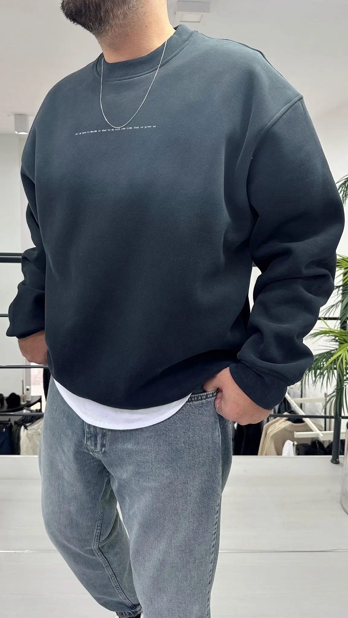 Baskılı Sweatshirt