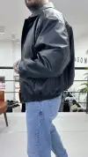 Deri bomber ceket