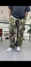 Kamuflaj Kargo Cep Pantolon