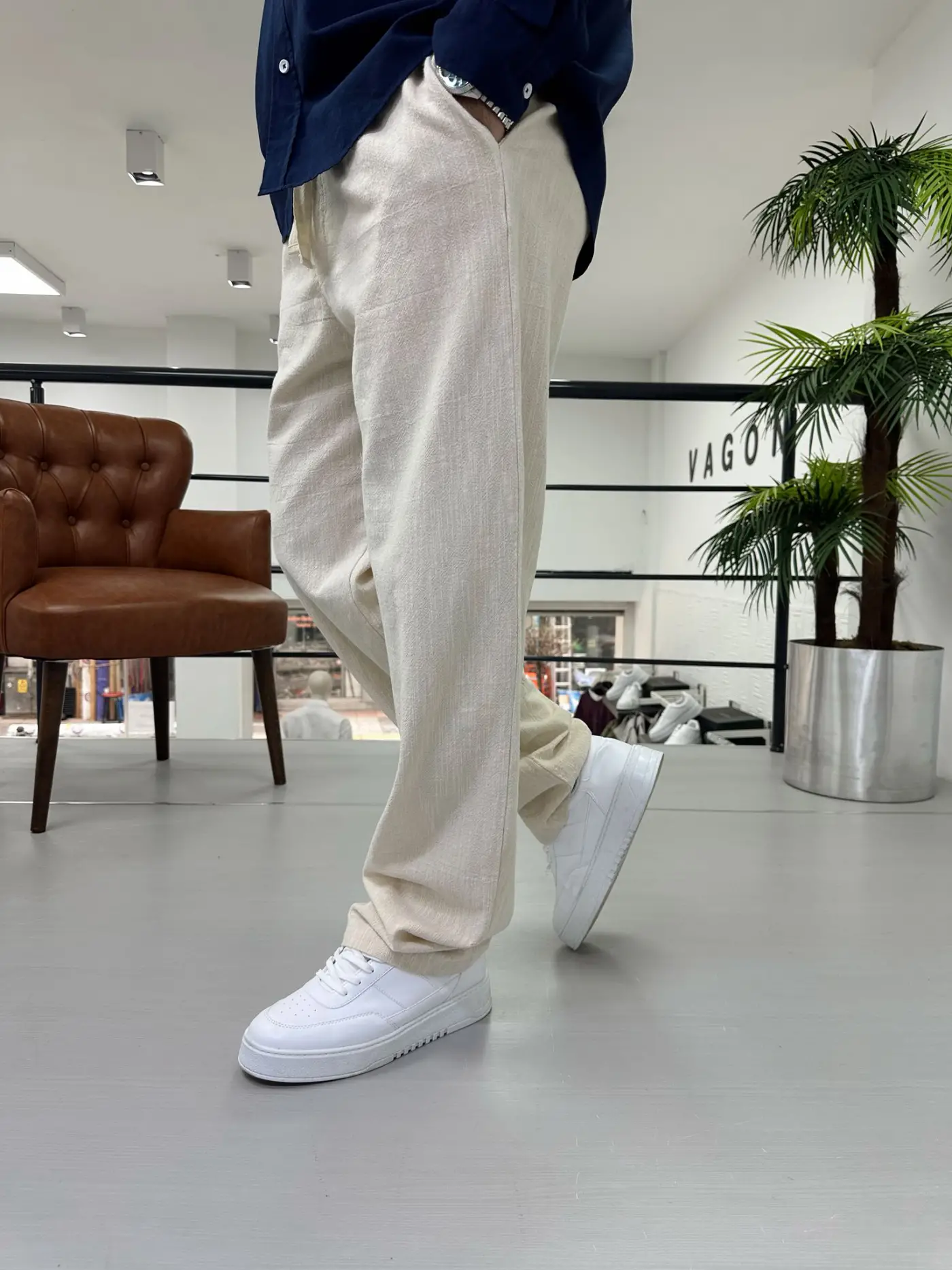 Fresh Keten Pantolon